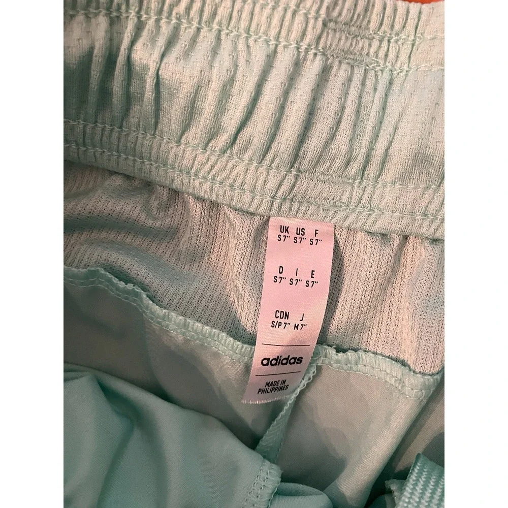 Adidas Aeroready Training Shorts Size Small S‎ Logo Mint Green activewear